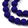 Opaque Glass Beads Strands X-GLAA-T032-P8mm-MD03-2