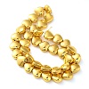 Electroplate Glass Beads Strands EGLA-H109-12F-04-2