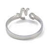 Non-Tarnish Constellations 304 Stainless Steel Open Cuff Ring for Women RJEW-L122-001P-05-3