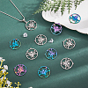 DICOSMETIC 20Pcs 2 Colors 304 Stainless Steel Pendants STAS-DC0011-75-4