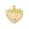 Brass with Cubic Zirconia Pendants FIND-Z023-01B-1