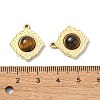 Natural Tiger Eye Pendants STAS-L080-009G-08-3