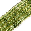 Crackle Transparent Glass Beads Strands GLAA-N074-02A-13-1