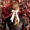 Big Bowknot Polyester Alligator Hair Clips AJEW-CP0008-42B-04-5