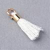 Polycotton(Polyester Cotton) Tassel Pendant Decorations OCOR-S102-20-2