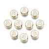 Alloy Enamel Beads ENAM-N052-006-01A-RS-1