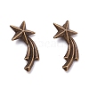Zinc Alloy Cabochons PALLOY-WH0036-23AB-2