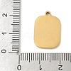 304 Stainless Steel Enamel Pendants STAS-I322-83G-B-3