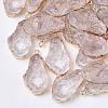 Druzy Resin Pendants RESI-S383-015D-1