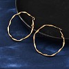 304 Stainless Steel Hoop Earrings EJEW-S250-01B-G-3