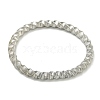 Non-Tarnish Adjustable 304 Stainless Steel Twist Spring Wire Bracelets BJEW-H617-14P-1