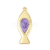Brass Pendants KK-CBAAB9C-03G-03C-1