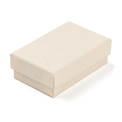 Cardboard Paper Jewelry Storage Boxes with Sponge CON-P023-01C-02-1