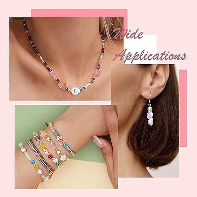 80Pcs 2 Styles Opaque Acrylic Beads SACR-YW0002-18-1