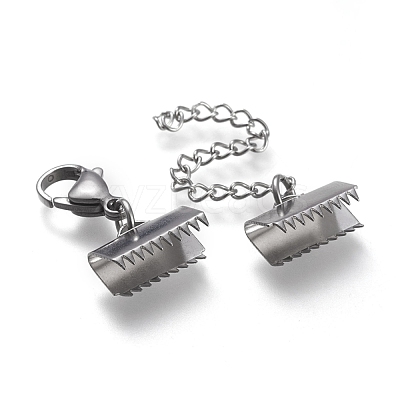 Tarnish Resistant 304 Stainless Steel Curb Chain Extender STAS-K195-21P-06-1