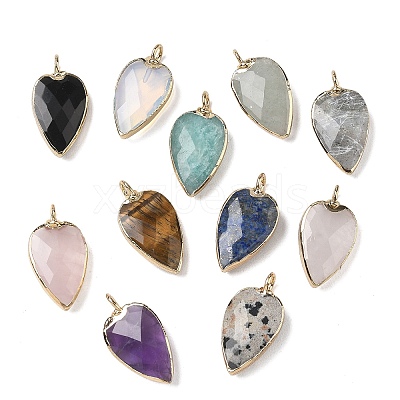 Natural & Synthetic Mixed Stone Pendants G-G012-13G-1