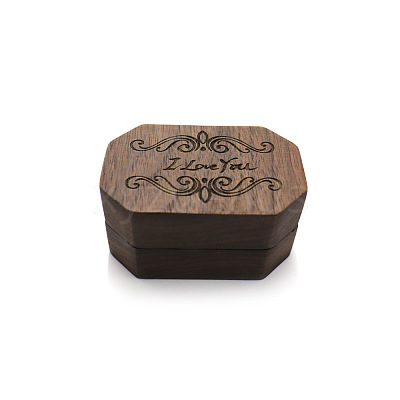 Wooden Ring Storage Boxes WOCR-PW0001-074-1