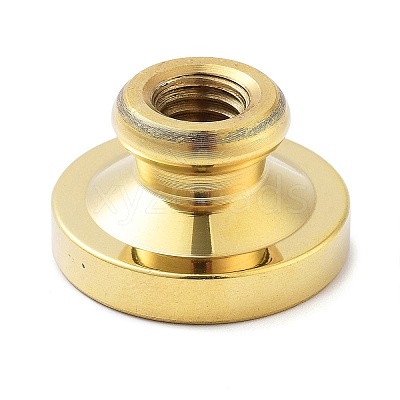 Golden Tone Wax Seal Brass Stamp Heads STAM-P002-01G-10-1