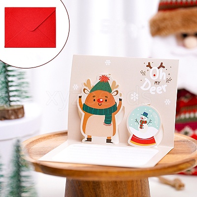 Christmas Paper Congratulation Card X1-DIY-B080-03-1