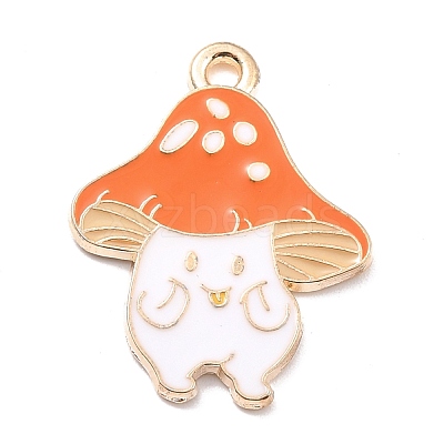 Autumn Theme Alloy Enamel Pendants ENAM-E361-03LG-1