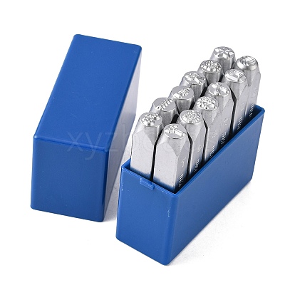 Iron Metal Stamps AJEW-L060-03J-1