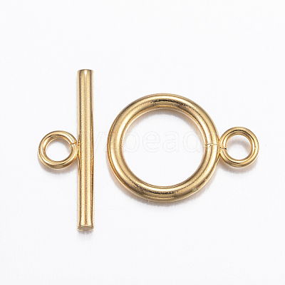 304 Stainless Steel Toggle Clasps STAS-H380-04G-1