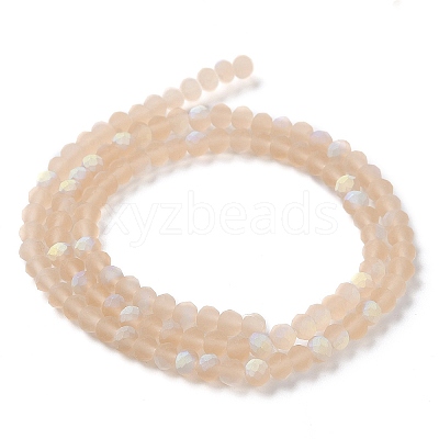 Transparent Glass Beads Strands EGLA-A034-T4mm-MB20-1