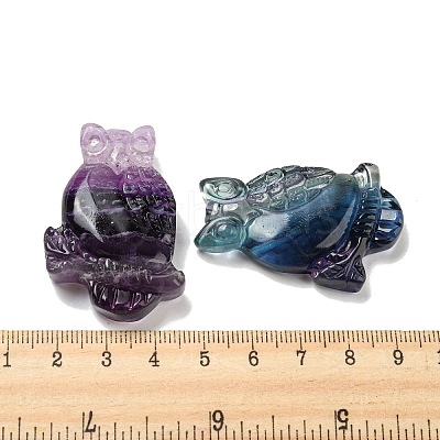 Natural Fluorite Pendants G-M417-08B-1