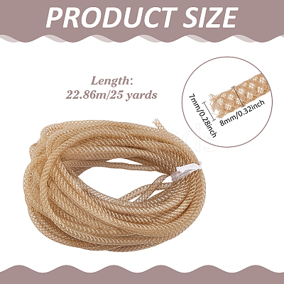 Polyester Mesh Tubing OCOR-WH0078-348-1