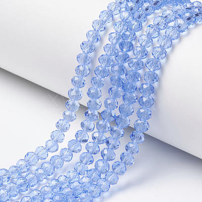 Glass Beads Strands X-EGLA-A034-T6mm-D14-1