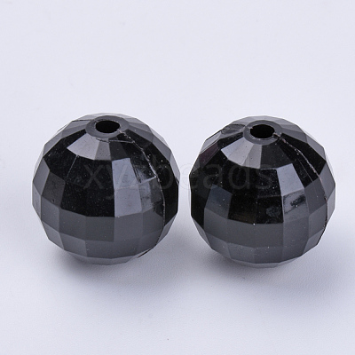 Transparent Acrylic Beads X-TACR-Q254-8mm-V72-1