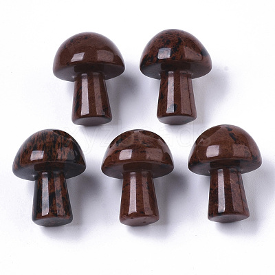 Natural Mahogany Obsidian GuaSha Stone G-N0325-02B-1