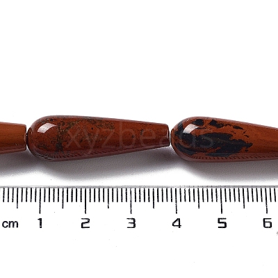Natural Red Jasper Beads Strands G-P528-H08-01-1