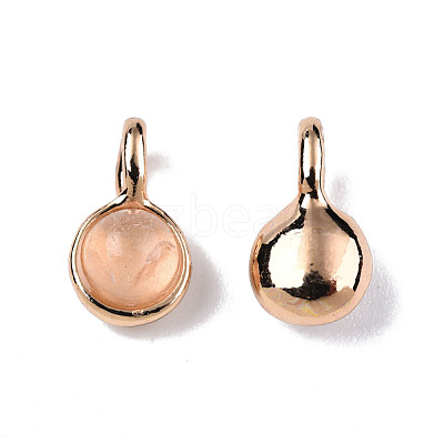 Natural Rose Quartz Charms G-N326-141D-1