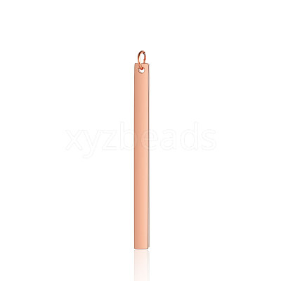 Ion Plating(IP) 304 Stainless Steel Pendants STAS-I311-07RG-1