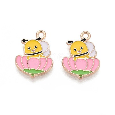 Alloy Enamel Pendants ENAM-T022-56E-1