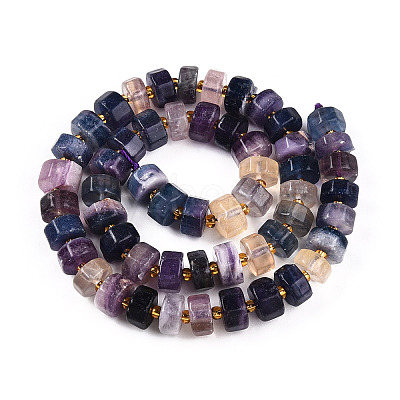 Natural Fluorite Beads Strands G-T140-24-1