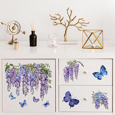 3 Sheets 3 Styles PVC Waterproof Decorative Stickers DIY-WH0404-066-1