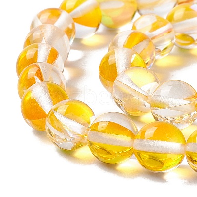 Synthetic Moonstone Beads Strands G-E573-02B-12-1