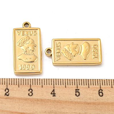 304 Stainless Steel Pendants STAS-L022-210G-1