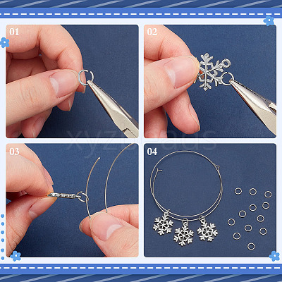 60Pcs 925 Sterling Silver Open Jump Rings STER-ME0001-13-1