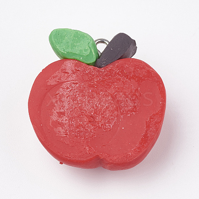 Handmade Polymer Clay Pendants LS-CLAY-T012-05-1