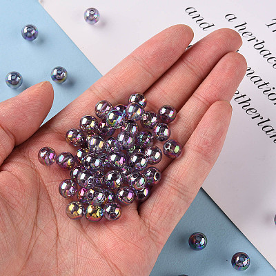 Transparent Acrylic Beads LS-MACR-S370-B8mm-769-1