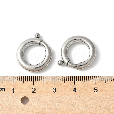 316 Surgical Stainless Steel Spring Gate Rings STAS-H234-06P-05-1