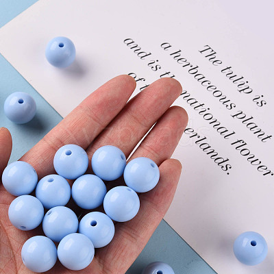 Opaque Acrylic Beads MACR-S370-C16mm-SS2113-1