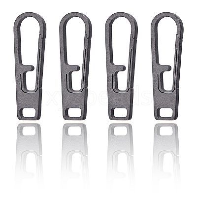 Titanium Alloy Zipper Pull Tabs PALLOY-WH0048-33A-1
