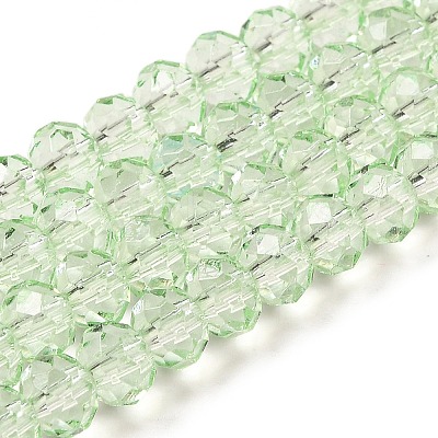 Transparent Baking Paint Glass Beads X1-DGLA-A034-T6mm-D10-1