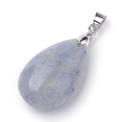 Natural Quartz Pendants X-G-S243-18-1