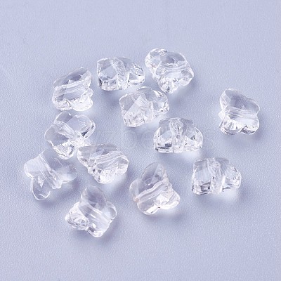 Transparent Glass Beads GLAA-P037-02B-28-1