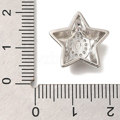 Rack Plating Brass Micro Pave Cubic Zirconia Pendants KK-I722-05P-O-1